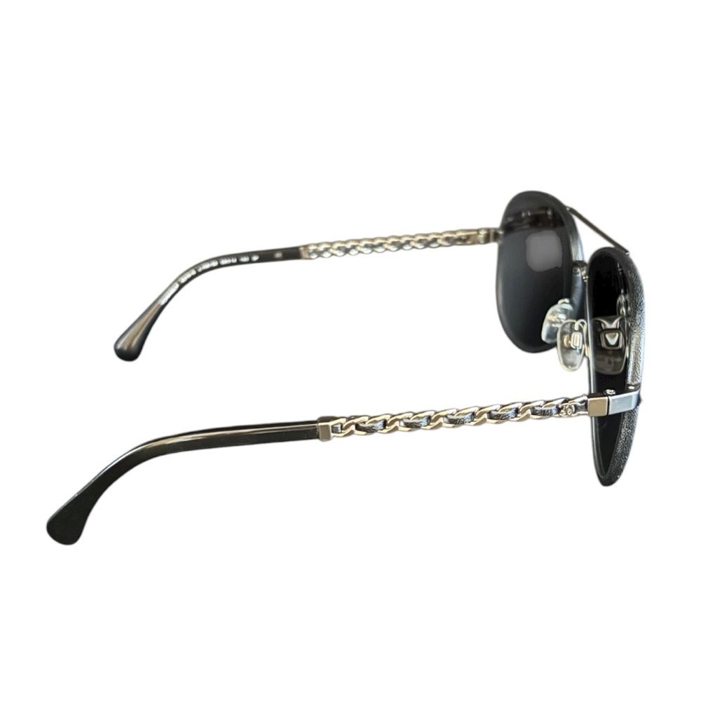 Chanel Chain Aviator Sunglasses - Picture 5 of 8